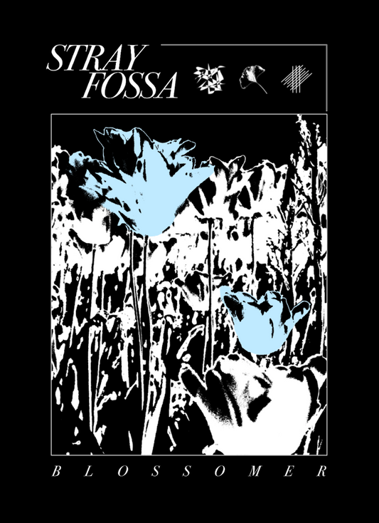 Stray Fossa - "Blossomer" T-shirt Black