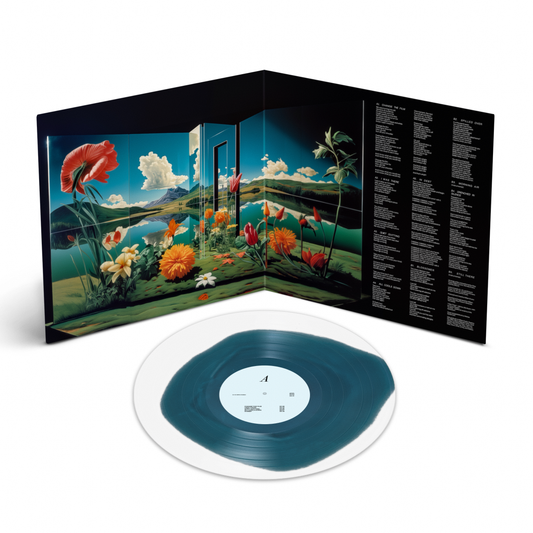 Stray Fossa - "Blossomer" Blue & White Eggshell Vinyl